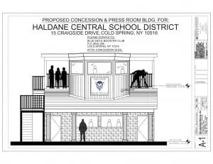 Designâ
forâ
theâ
proposedâ
concessionâ
stand (Imageâ
courtesyâ
ofâ
Rogerâ
Hoffman)