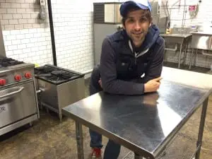Jason Robert Schuler in the new kitchen for Drink More Good. 