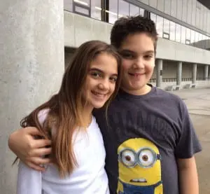 Garrison School sixth grade siblings Valerie and Remy Mancuso
