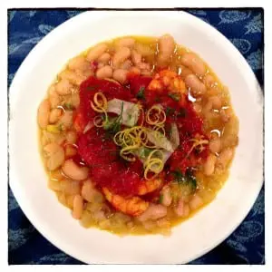 Catalan White Beans & Shrimp