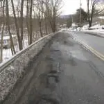 Potholes along Fishkill Road in Nelsonville Photo by Kevin E. Foley