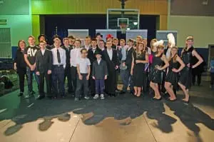 Garrison School eighth graders presented "Macbeth" set in the Prohibition era. (Photo courtesy of Garrison School)