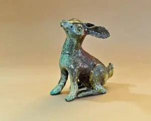 Raku Rabbit by Judith Rose