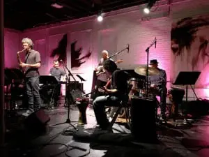 Damon Banks plays bass at a recent performance at Brooklyn's Shapeshifter Lab. Photo courtesy of Damon Banks