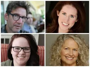 The cast (clockwise from top left): Tom Carrigan, Christine Wright, Cat Guthrie and Allison Duncan