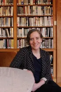 Jen McCreery, the newly-appointed director at Desmond-Fish Library. (Photo by A. Rooney)