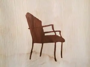 Theo Ganz Studio Joseph Ayers Underlying Substance 2014 acryllic on walnut