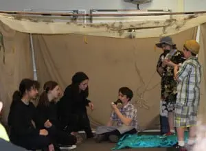 Haldane Middle School students participate in Destination Imagination. (Photo by Catherine Platt)