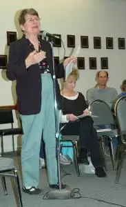 Lynda Ann Ewen enthusiastically discusses the concept of aging in place and related topics.