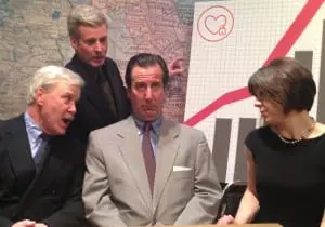 Theâmainâmembersâofâtheâ"Gasping"âcast:ââfromâleft,âGeorgeâKimmel,âJoeâDunn,âDonaldâKimmelâandâJeanâGarner.â