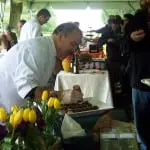 Tasty samples at Taste of Boscobel 2013 attracted 200+ visitors. Photo courtesy of Boscobel