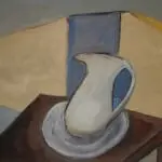 Untitled oil on board work by Tim D'Aquisto