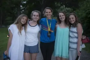 Erstwhile director and actresses from left, Emerson Smith, Marina Martin, Beatrice Copeland, Kate Flanagan and Freya Wood-Gallagher.