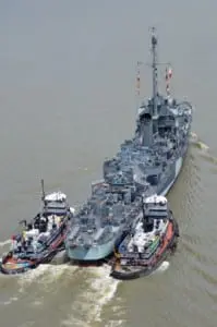 Of more than 500 built during World War II, the USS Slater is the only destroyer escort in the country that remains afloat. Photo by M. Turton