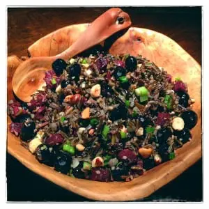 Blueberry, Beet and Wild Rice Salad (Photo by J. Dizney)
