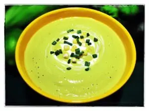 Chilled Avocodo-Corn Cream