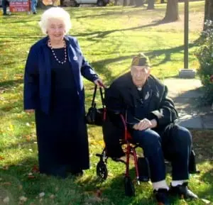 Margaret Mills with her husband Rev. John Mills, pictured in 2010 File photo by Margaret Schatzle