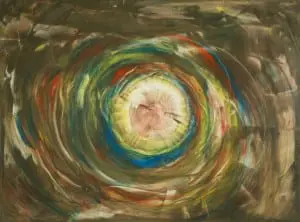 Aurora (Oil on canvas. 26" x 48". August 2014)