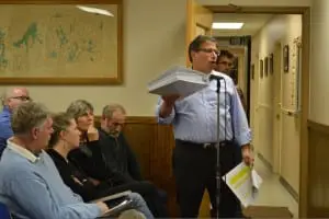 Attorney Steven Barshov refuted claims that Planning Board members were confused about the site plan process for Butterfield.