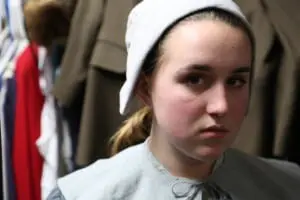 Haldane sophomore Harper Levy, who plays Mary Warren, in rehearsal