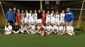 Girls varsity soccer wins regionals Nov. 4 to advance to state.   (Photo by Chantal Lisikatos)