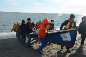 BBBB loads their boat after the Icebreaker Nov. 22 in Hull.
