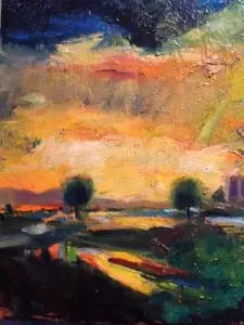 "Croton Sunset" by Maria Pia Marrella