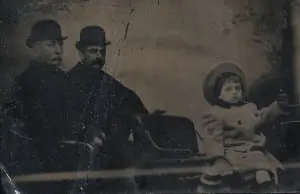 A very young William Bennett is pictured here holding "the carrot" circa 1903. (Photo courtesy of the Hamel family)