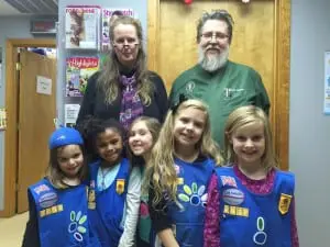 Girl Scout Daisy Troop vet visit