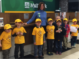 Lion Cubs at M&T Bank in Cold Spring (Photo provided)