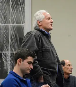 Joe Regele makes a case for a town-wide fire district.