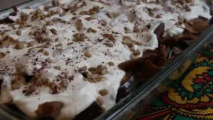 Use crumbled flatbread, eggplant and yogurt for this adaptation of fatta.