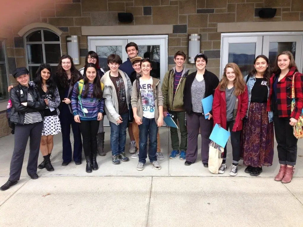 Haldane students at the Young Authors Conference in White Plains on March 16