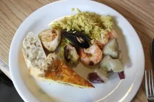 A sampling of the 'international lunch' offerings served up at Haldane Immersion 2015
