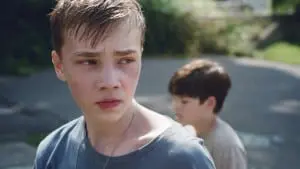 Charlieâ
Plummer,â
left,â
andâ
Coryâ
Nicholsâ
inâ
aâ
sceneâ
fromâ
"Kingâ
Jack"â
(Photoâ
byâ
Brandonâ
Root)