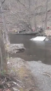 StormsâaâfewâyearsâagoâdestroyedâaâContinentalâVillageâfootbridgeâandâfloodedâpartâofâtheâpedestrianâpathâextendingâfromâSteubenâRoad.â(PhotoâcourtesyâofâMichaelâPhelan)