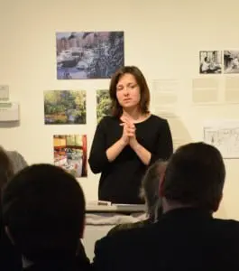 Putnam History Museum Executive Director Mindy Krazmien, at the institution's annual meeting, explains challenges and hopes. 