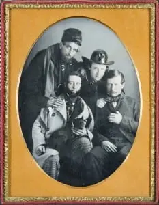 The Wild Bunch, 19th-century half-plate daguerreotype