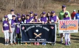 The Philipstown major softball team