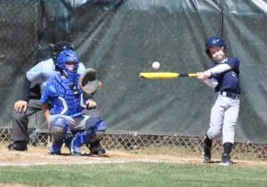 A hard swing