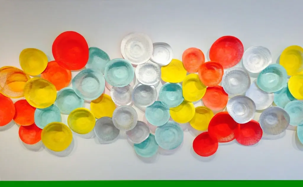 Detail of work by Susan Knight from "Watered Down: Issues That Run Two Ways"