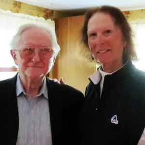 Journalist Neil Hickey and Dr. Renée Richards, both Kent residents (photo provided)