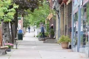 When Cold Spring is quiet there is plenty of room for pedestrians. File photo by M. Turton