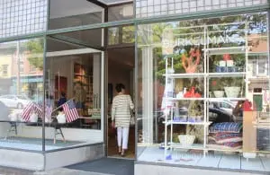 Only a few hours old, Burkelman was already drawing shoppers on their opening day, July 3, 2015.  