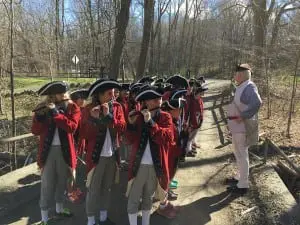 GCEF helped fund this year's Revolutionary War/Colonial Day living history re-enactment program at Garrison School.