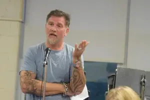 Mark Mormar on proposed reorganization at the July 21 Haldane School Board meeting: 'This will affect every element of the school'