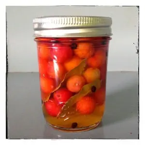Pickled Sour Cherries