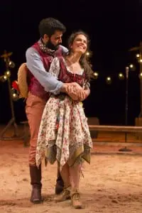Babak Tafti and Susannah Millonzi in "The Winter's Tale"
