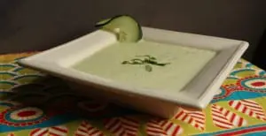 Cucumber avocado soup