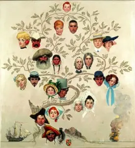 "Family Tree" by Norman Rockwell